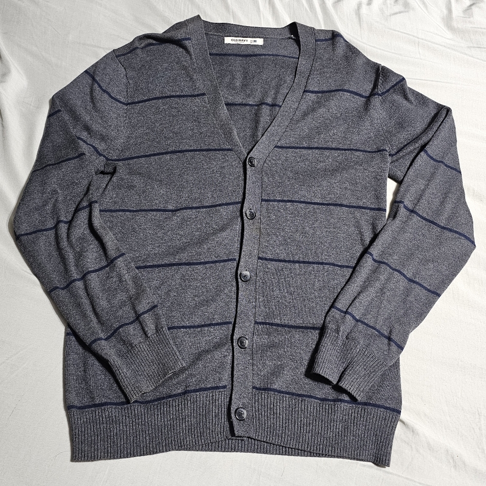 Old Navy Striped Cardigan Medium